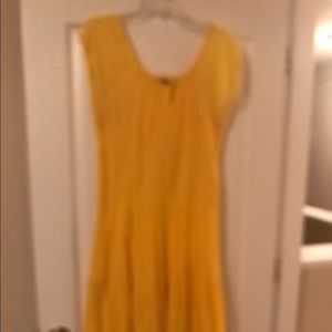 Yellow Sundress with ruffle bottom
